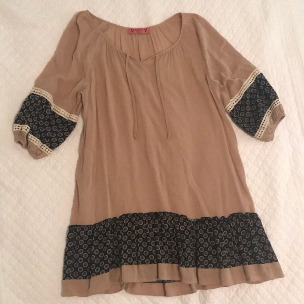 Tan Dress